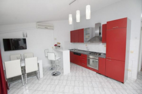 Apartment in Pisak with sea view, terrace, air conditioning, WiFi 3340-5